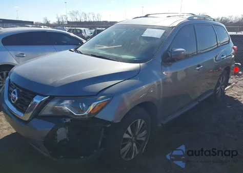 2017 Nissan Pathfinder S из США, поврежденный, VIN 5N1DR2MM5HC906974